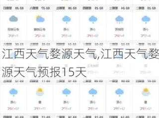 江西天气15天查询（江西多少度天气预报）